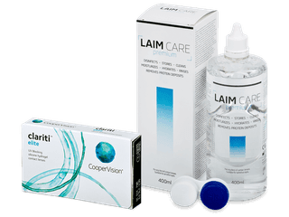 Clariti Elite (3 lencse) + 400 ml Laim-Care ápolószer