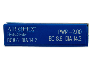 Air Optix plus HydraGlyde (3 db lencse) - Paraméterek előnézete