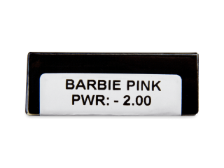 CRAZY LENS - Barbie Pink - dioptriával napi lencsék (2 db lencse) - Paraméterek előnézete