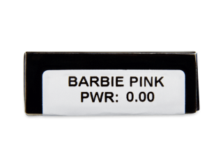 CRAZY LENS - Barbie Pink - dioptria nélkül napi lencsék (2 db lencse) - Paraméterek előnézete