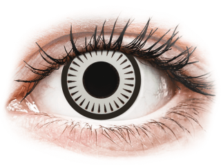 CRAZY LENS - Byakugan - dioptria nélkül napi lencsék (2 db lencse) - Coloured contact lenses
