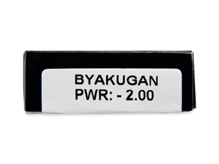 CRAZY LENS - Byakugan - dioptriával napi lencsék (2 db lencse) - Paraméterek előnézete