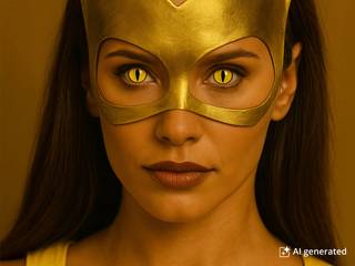 CRAZY LENS - Cat Eye Yellow - dioptria nélkül napi lencsék (2 db lencse) - Fotó illusztráció