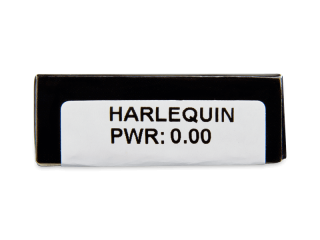 CRAZY LENS - Harlequin - dioptria nélkül napi lencsék (2 db lencse) - Paraméterek előnézete