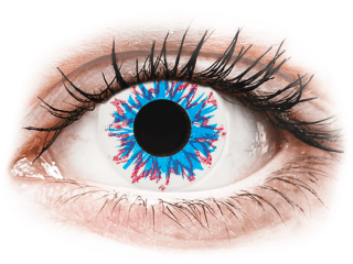 CRAZY LENS - Harlequin - dioptria nélkül napi lencsék (2 db lencse) - Coloured contact lenses