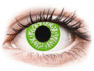 CRAZY LENS - Joker - dioptria nélkül napi lencsék (2 db lencse) - Coloured contact lenses