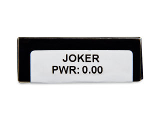 CRAZY LENS - Joker - dioptria nélkül napi lencsék (2 db lencse) - Paraméterek előnézete