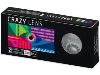 CRAZY LENS - Lord Snow - dioptriával napi lencsék (2 db lencse) - Coloured contact lenses