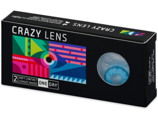 CRAZY LENS - Night King - dioptriával napi lencsék (2 db lencse) - Coloured contact lenses
