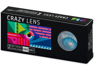 CRAZY LENS - White Walker - dioptriával napi lencsék (2 db lencse) - Coloured contact lenses