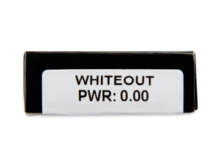 CRAZY LENS - WhiteOut - dioptria nélkül napi lencsék (2 db lencse) - Paraméterek előnézete