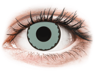 CRAZY LENS - Zombie Virus - dioptriával napi lencsék (2 db lencse) - Coloured contact lenses