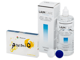 Menicon PremiO (6 db lencse) + Laim-Care kontaktlencse folyadék 400 ml