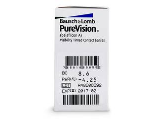 PureVision (6 db lencse) - Paraméterek előnézete