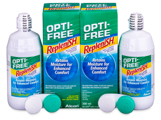 OPTI-FREE RepleniSH kontaktlencse folyadék 2 x 300 ml  - Economy duo pack- solution