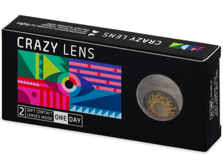 CRAZY LENS - Cheetah - dioptria nélkül napi lencsék (2 db lencse)