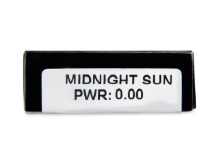 CRAZY LENS - Midnight Sun - dioptria nélkül napi lencsék (2 db lencse) - Paraméterek előnézete