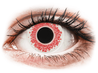CRAZY LENS - Red Wedding - dioptria nélkül napi lencsék (2 db lencse) - Coloured contact lenses