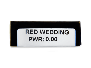 CRAZY LENS - Red Wedding - dioptria nélkül napi lencsék (2 db lencse) - Paraméterek előnézete