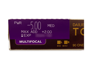 Dailies TOTAL1 Multifocal (90 lencse) - Paraméterek előnézete