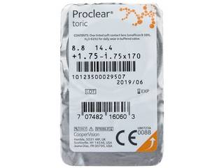 Proclear Toric (3 db lencse) - Buborékcsomagolás előnézete