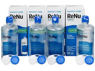 ReNu MultiPlus kontaktlencse folyadék 4 x 360 ml - Ez a termék ilyen változatú csomagolásban is kapható