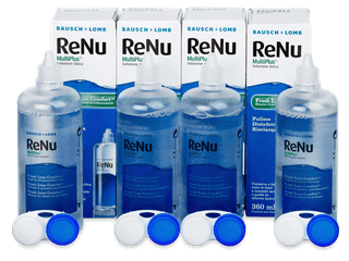 ReNu MultiPlus kontaktlencse folyadék 4 x 360 ml - Gazdaságos 4-es kiszerelés - ápolószer