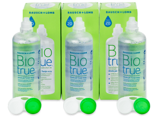 Biotrue kontaktlencse folyadék 3 x 300 ml  - Gazdaságos hármas kiszerelés - ápolószer
