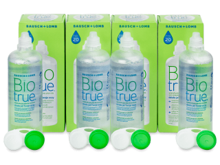 Biotrue kontaktlencse folyadék 4 x 300 ml  - Gazdaságos 4-es kiszerelés - ápolószer
