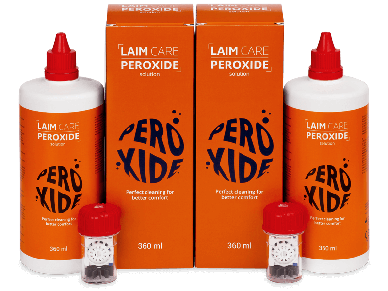 Laim-Care Peroxide kontaktlencse folyadék 2x 360 ml - Gazdaságos duo kiszerelés - ápolószer