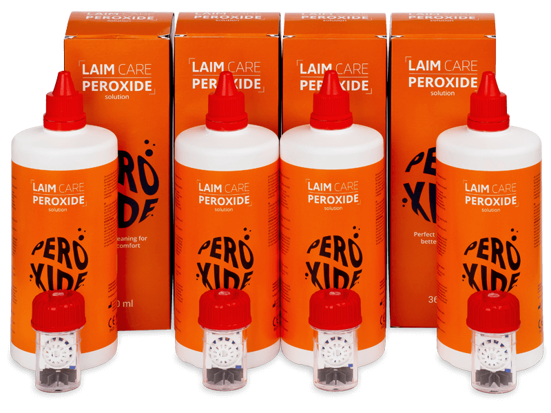 Laim-Care Peroxide kontaktlencse folyadék 4x 360 ml  - Gazdaságos 4-es kiszerelés - ápolószer