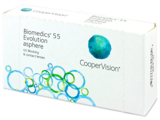 Biomedics 55 Evolution (6 db lencse) - Havi kontaktlencsék