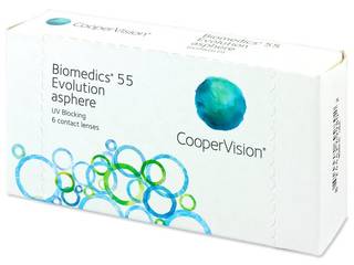 Biomedics 55 Evolution (6 db lencse) - Havi kontaktlencsék