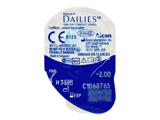 Focus Dailies All Day Comfort (30 db lencse) - Buborékcsomagolás előnézete