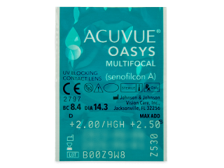 Acuvue Oasys Multifocal (6 db lencse) - Buborékcsomagolás előnézete