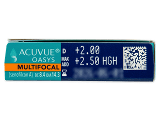 Acuvue Oasys Multifocal (6 db lencse) - Paraméterek előnézete