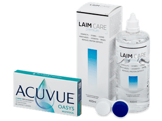 Acuvue Oasys Multifocal (6 db lencse) + 400 ml LAIM-CARE ápolószer