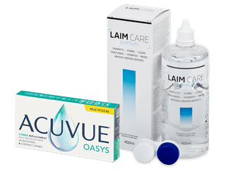 Acuvue Oasys Multifocal (6 db lencse) + Laim Care kontaktlencse folyadék 400 ml