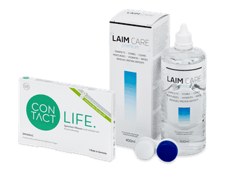 Contact Life spheric (6 db lencse) + 400 ml LAIM-CARE ápolószer