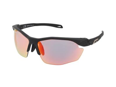 Napszemüvegek Alpina Twist Five HR QVM+ Black Matt/Rainbow Mirror
