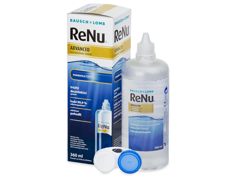 ReNu Advanced kontaktlencse folyadék 360 ml  - Ápolószer