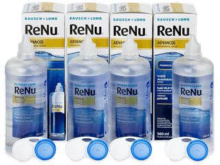 ReNu Advanced kontaktlencse folyadék 4x 360 ml