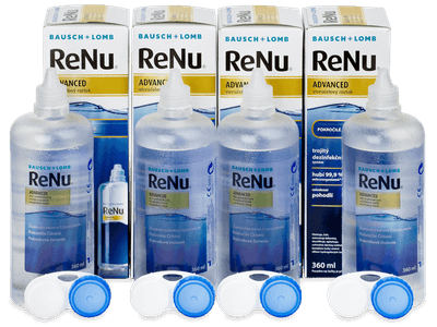 ReNu Advanced kontaktlencse folyadék 4x 360 ml