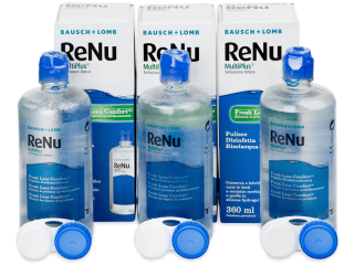 ReNu MultiPlus kontaktlencse folyadék 3 x 360 ml  - Gazdaságos hármas kiszerelés - ápolószer