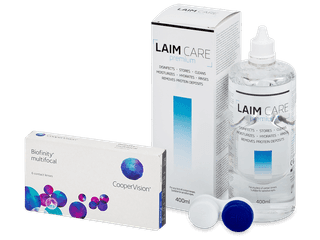 Biofinity Multifocal (6 db lencse) + 400 ml Laim-Care ápolószer