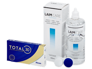 TOTAL30 (3 db lencse) + 400 ml LAIM-CARE ápolószer