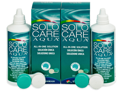 SoloCare Aqua kontaktlencse folyadék 2 x 360 ml