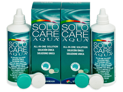 SoloCare Aqua kontaktlencse folyadék 2 x 360ml 