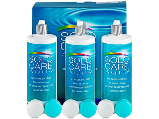 SoloCare Aqua kontaktlencse folyadék 3 x 360 ml 