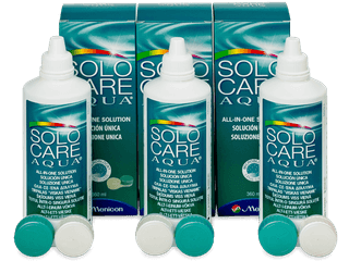 SoloCare Aqua kontaktlencse folyadék 3 x 360 ml